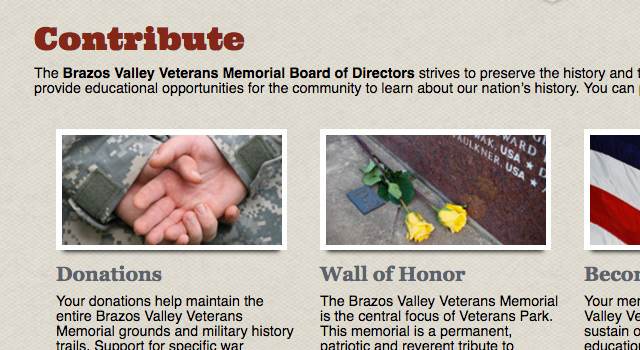 Brazos Valley Veterans Memorial