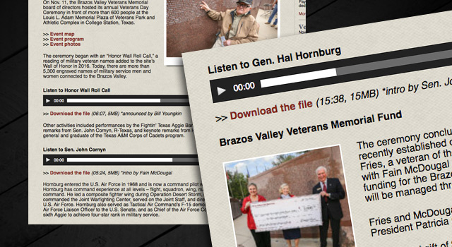 Brazos Valley Veterans Memorial